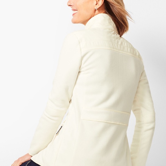 Talbots Jackets & Blazers - Talbots Fleece Jacket cream color.
